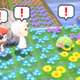 Characters exhibit exclaim when a wild Pokémon appears in BDSP.